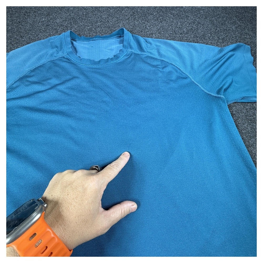 Lululemon Metal Vent Tech Relaxed Fit Teal Blue XL Athletic Streetwear Hiking - Picture 7 of 10